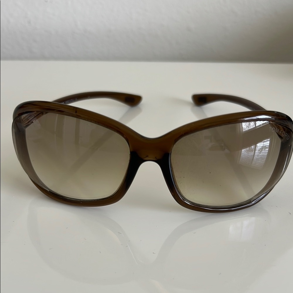 TOM FORD 😎 Raquel Brown Gradient Sunglasses - Picture 3 of 14